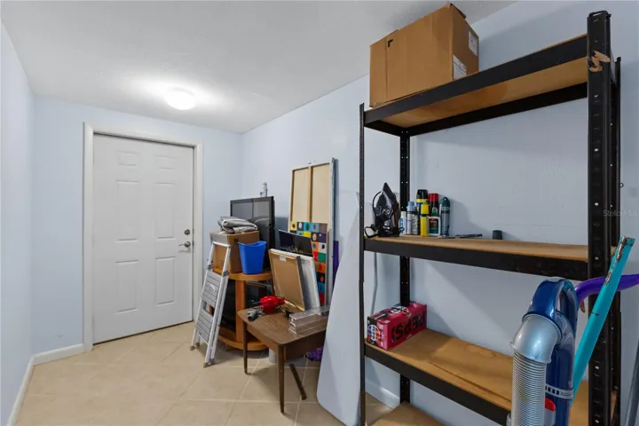 Storage Room door to outside pool area