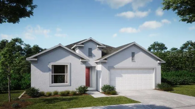 Artist Rendering-Model home - actual features may vary.
