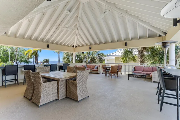 Residence can enjoy sitting her overlooking Tampa Bay