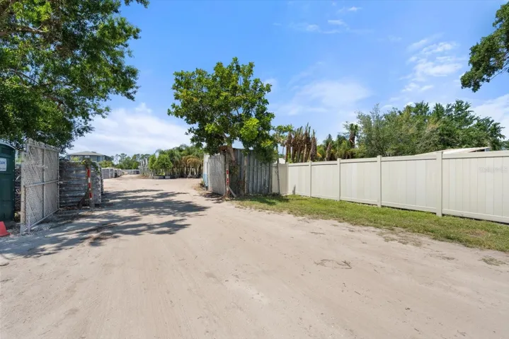 Separate entrance to greenhouses