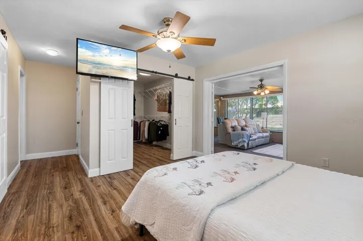 Attached ADA in-law apartment bedroom