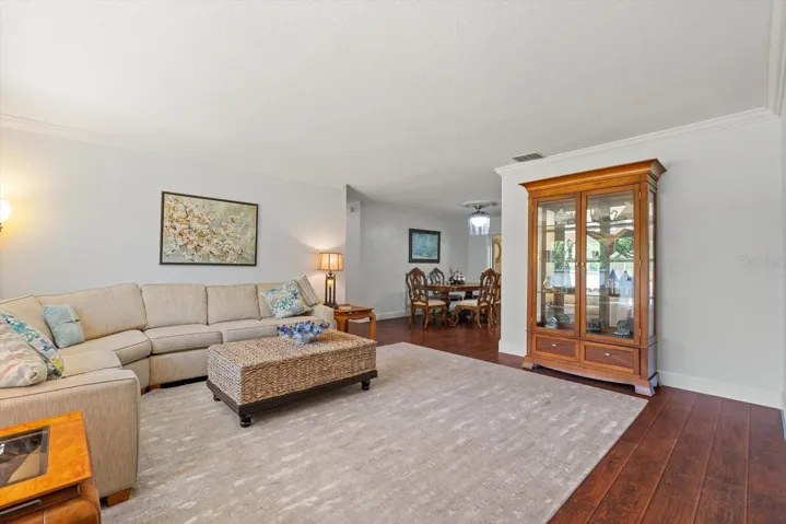 Living room in main home