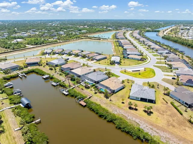 Brackish canal leads to Charlotte Harbor
