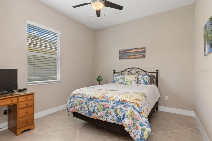 Spacious second bedroom.