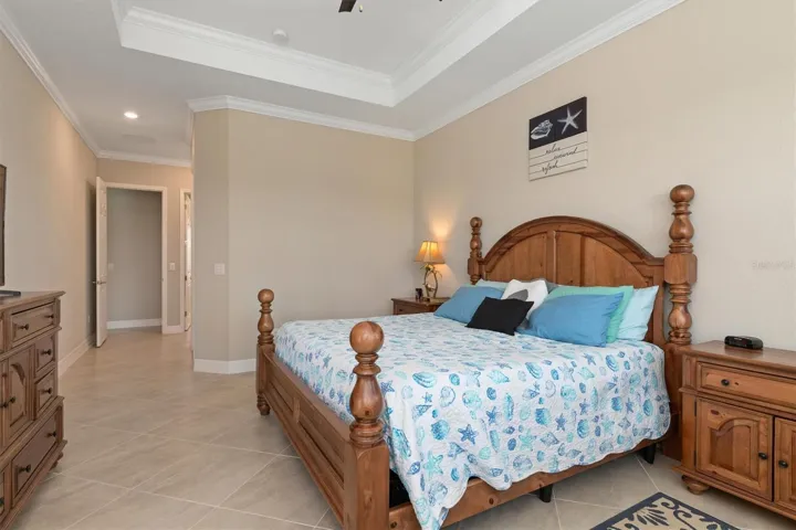 Lots of space in Master bedroom.