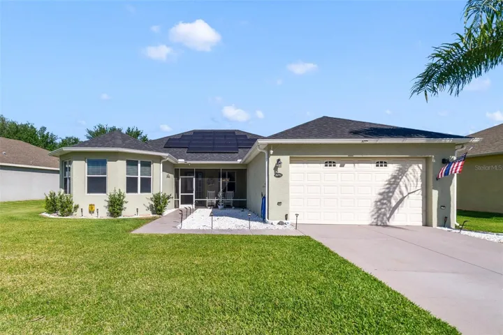 Discover comfort, style, and an active 55+ community in this beautifully maintained 2-bedroom, 2-bath + OFFICE, single-story home located in a desirable 55+ community in Leesburg, FL.