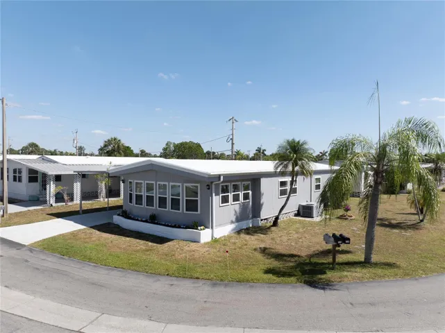 View of property on corner lot