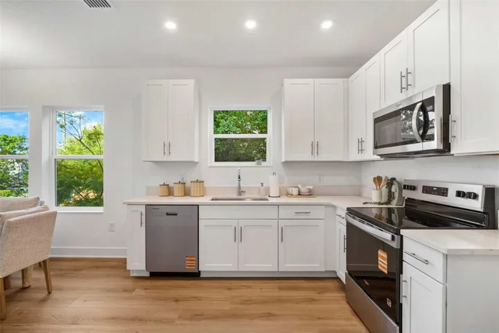 second floor kitchen
