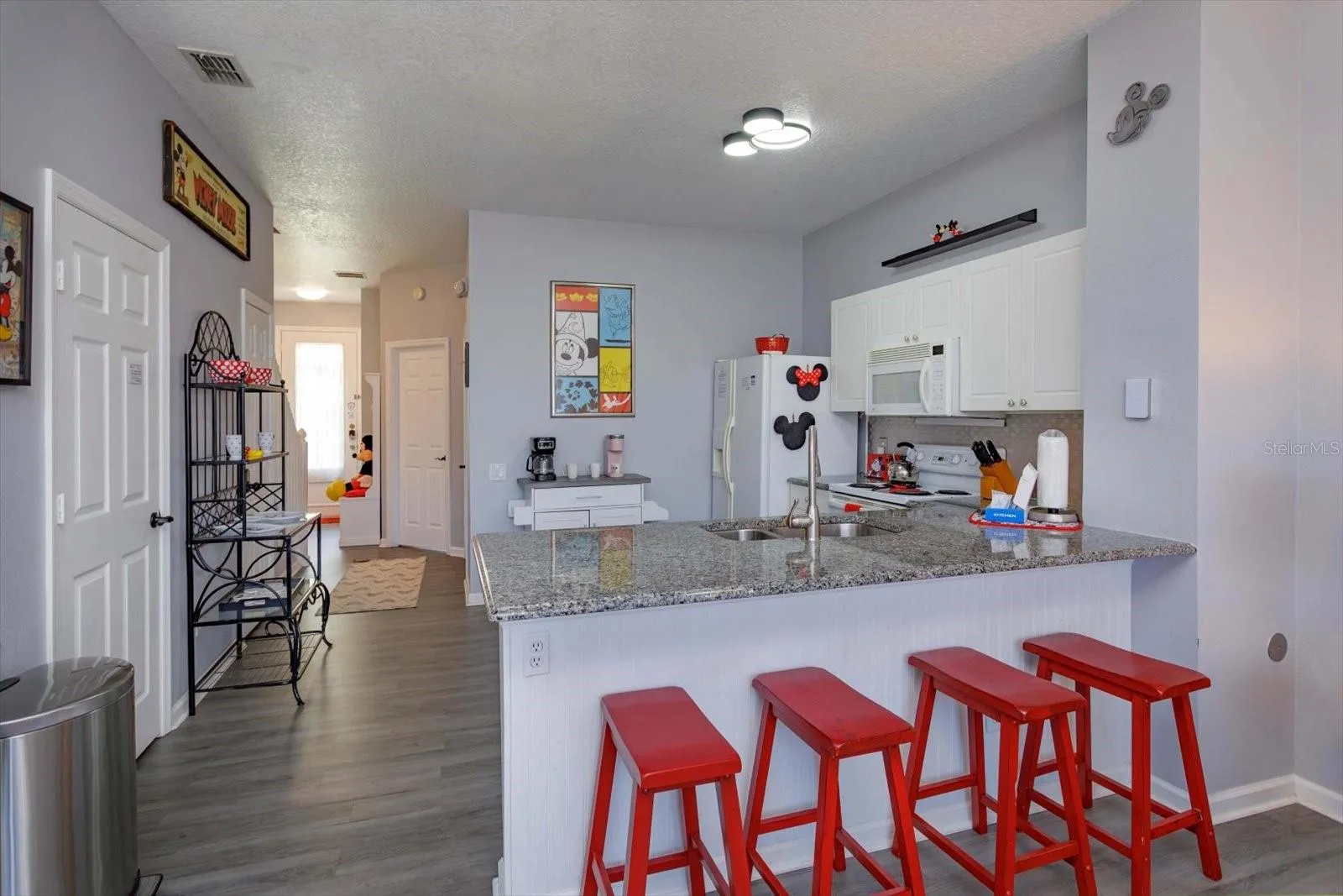 to left are walk in closets