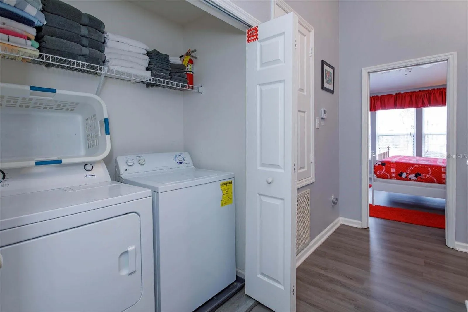 Second floor Washer and dryer