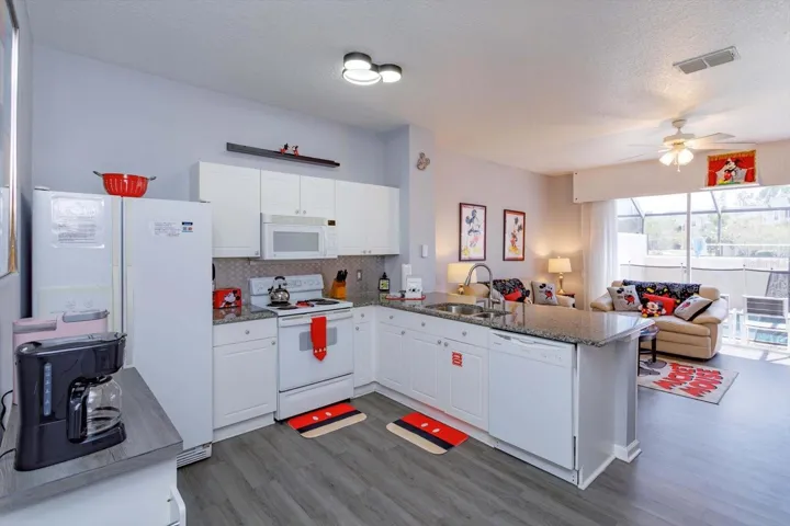 Mickey All Over kitchen even the light