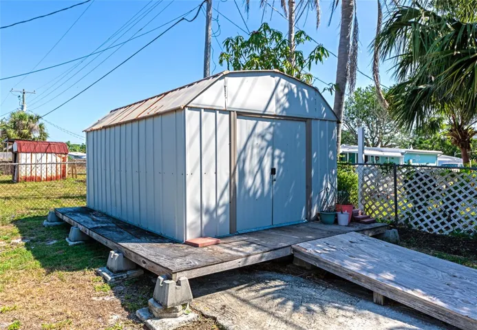 Storage Shed Back yard