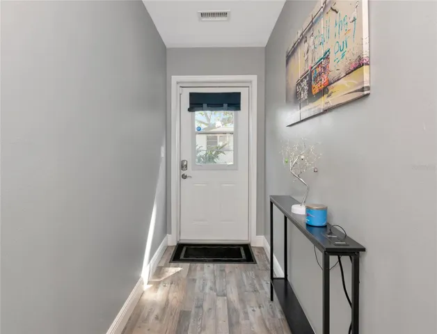 Back door hallway