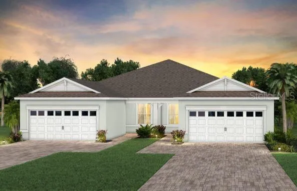 Exterior Design. Artistic rendering for this new construction home. Pictures are for illustrative purposes only. Elevations, colors and options may vary.