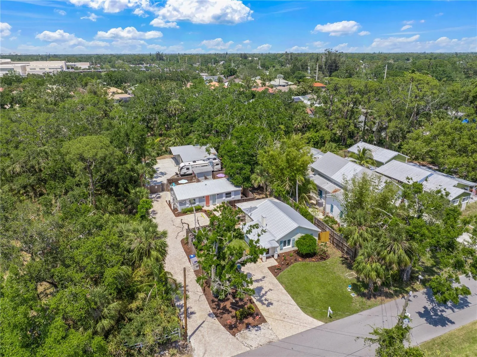 Aerial of entire property