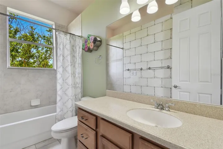 Bathroom Two located between Bedroom two and three.