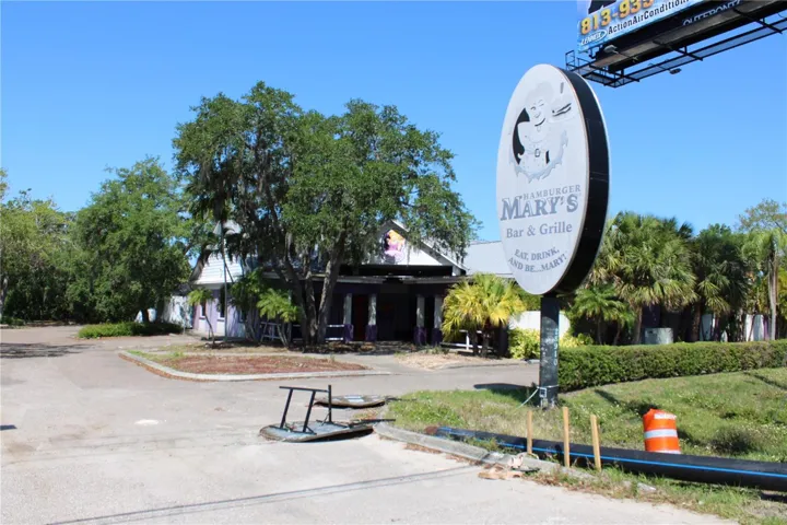 View of Existing Restaurant Building (formerly Hamburger Mary's)