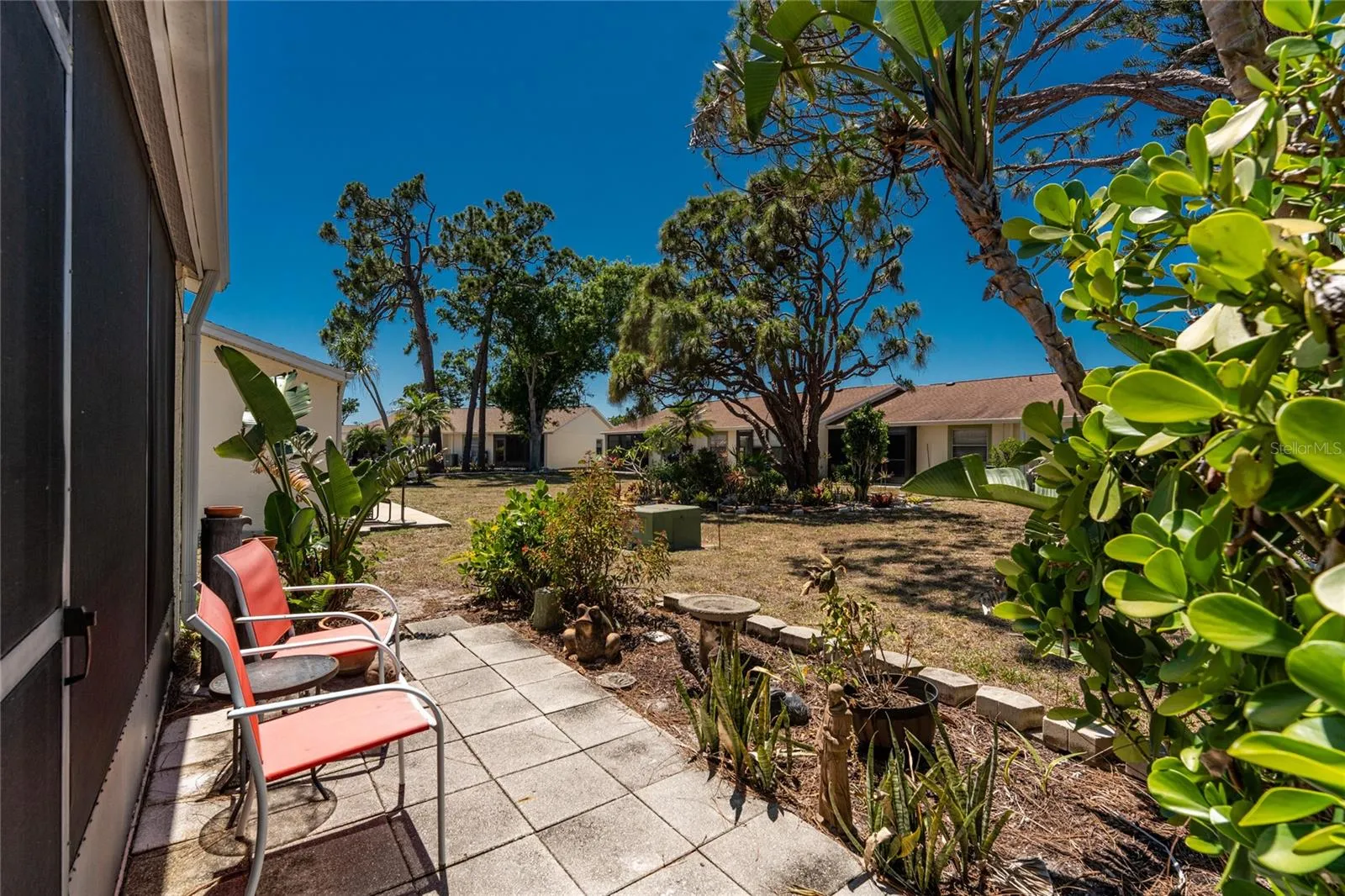 Enjoy the warm Florida sunshine from your patio