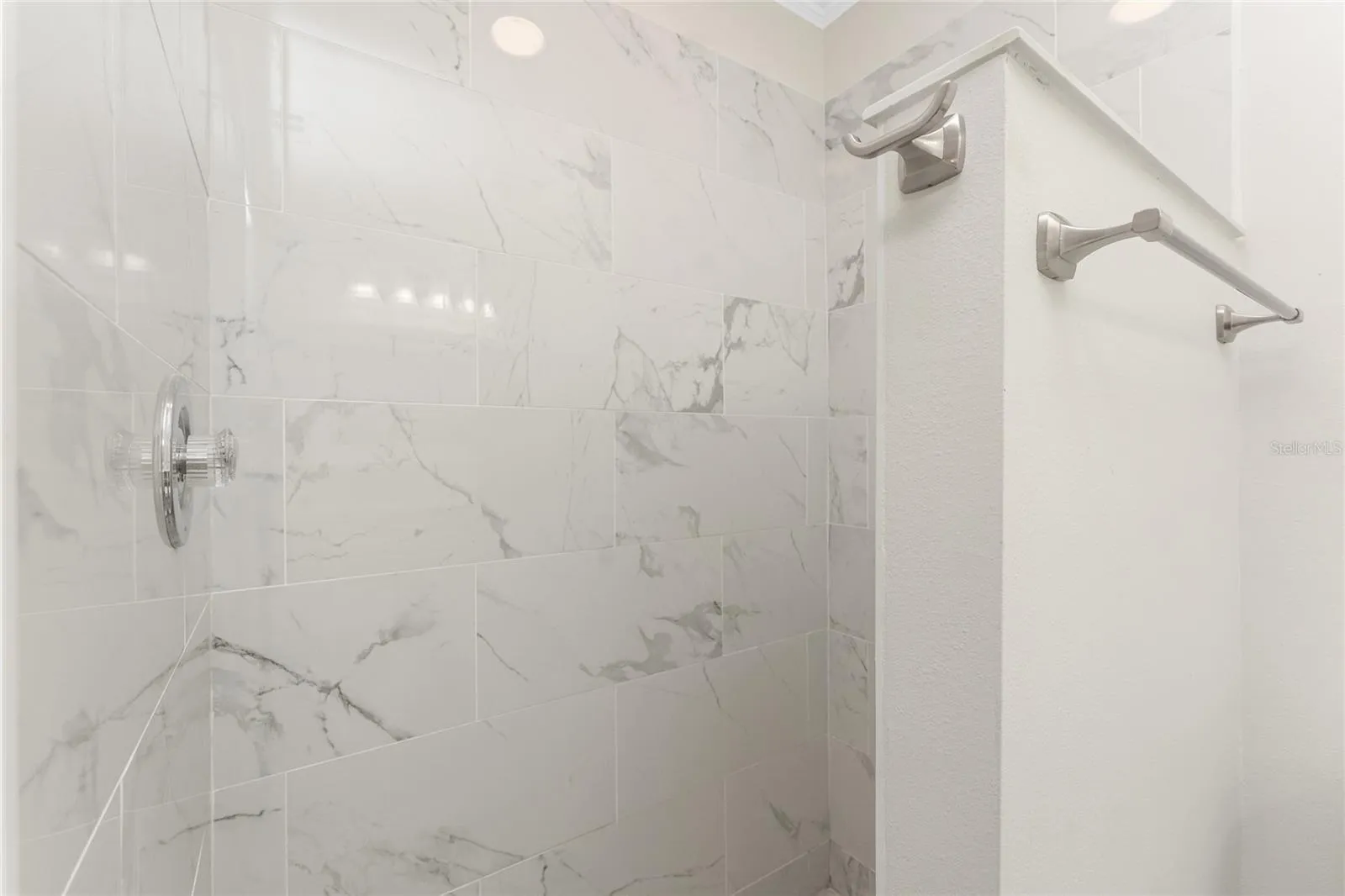 Gorgeous updated shower enclosure