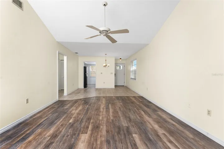 Looking back toward the main entryway