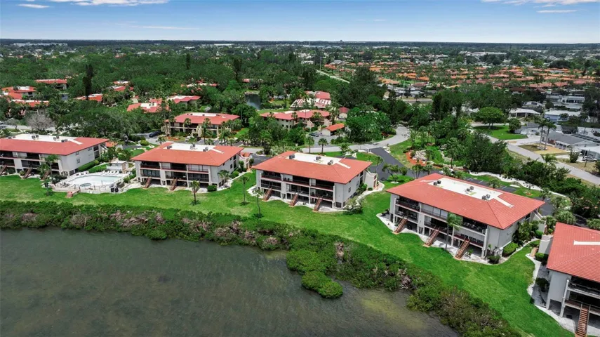 The edge of the lagoon