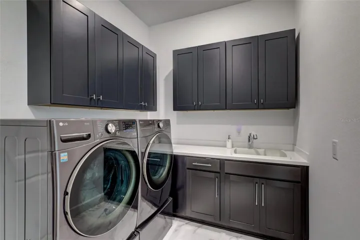 Spacious Laundry with lots of storage