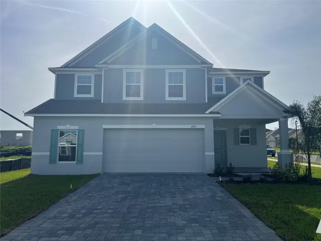 Stunning exterior with beautiful pavers