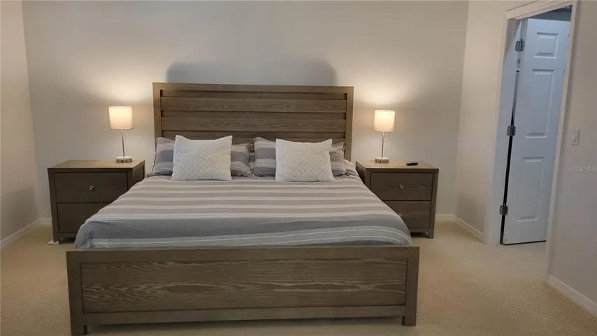 Main bedroom with king bed