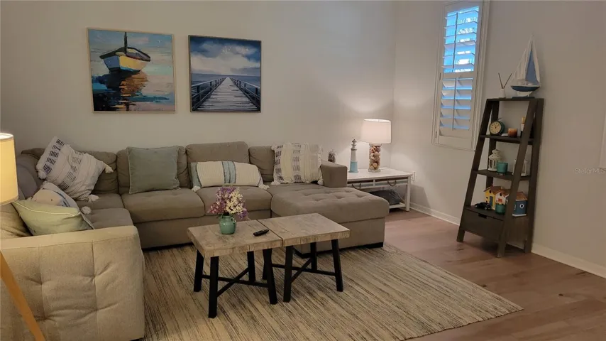 Spacious open planned living area
