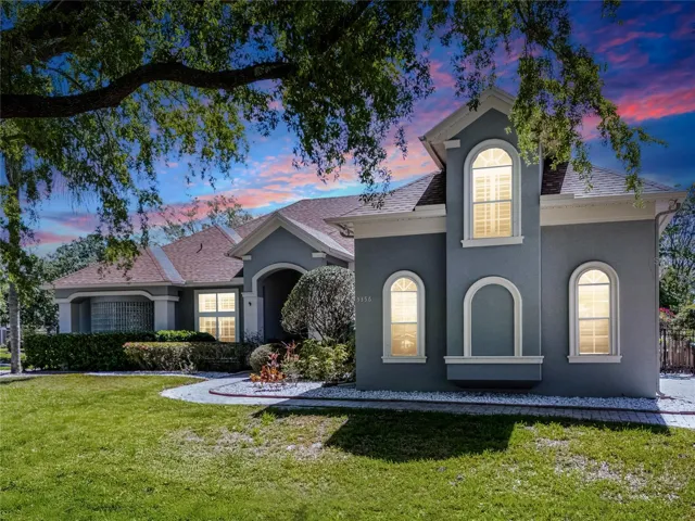 Elegant, newly painted exterior with striking curb appeal