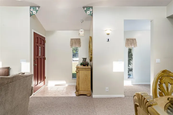 Foyer entry and view to Bed 1 entry hall.