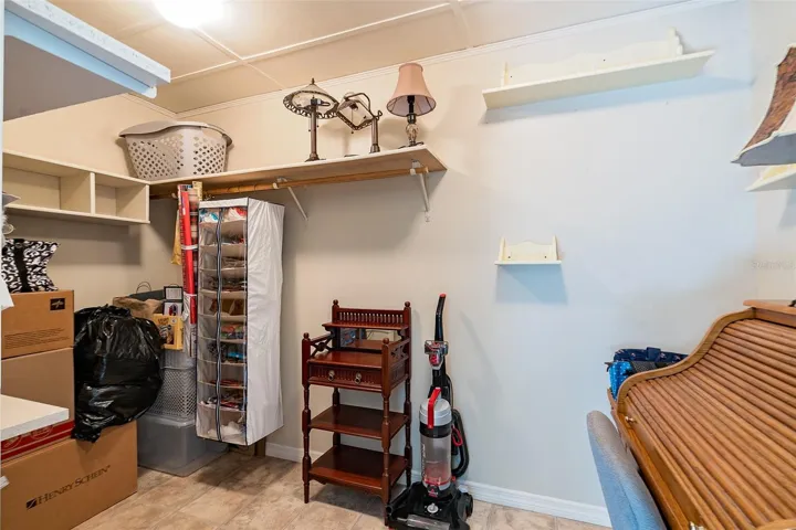 Bedroom 3 has a Walk in closet so big it could be an OFFICE/ BONUS Air-conditioned  STORAGE room! Measures 11.5X6 feet!