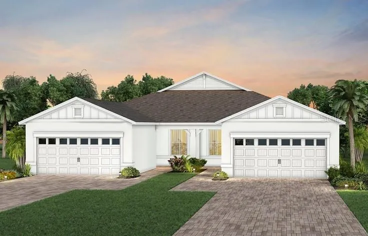 Exterior Design. Artistic rendering for this new construction home. Pictures are for illustrative purposes only. Elevations, colors and options may vary.