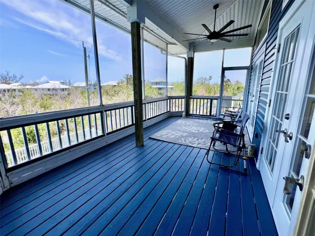 Second level screened in porch