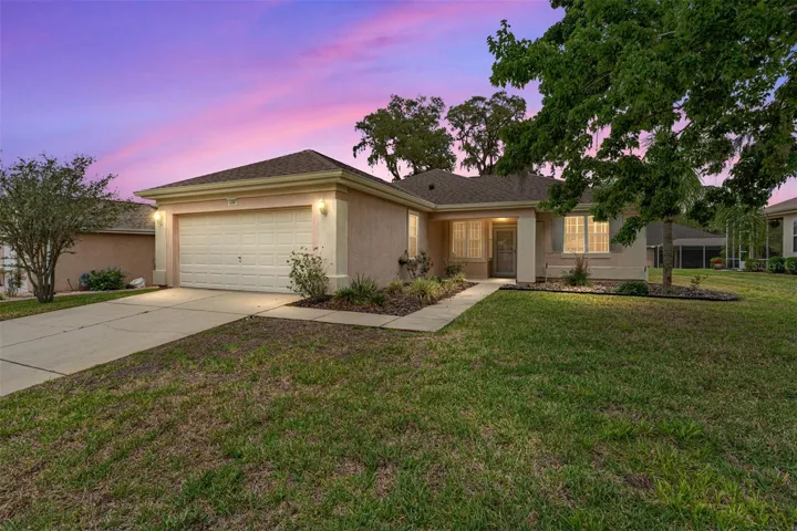 Twilight Front of Home
