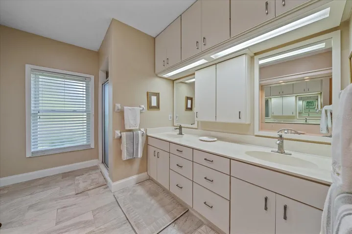 Partial View of Primary Bedroom Bathroom Ensuite