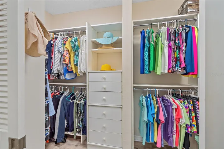 Partial View of Walk-in Closet