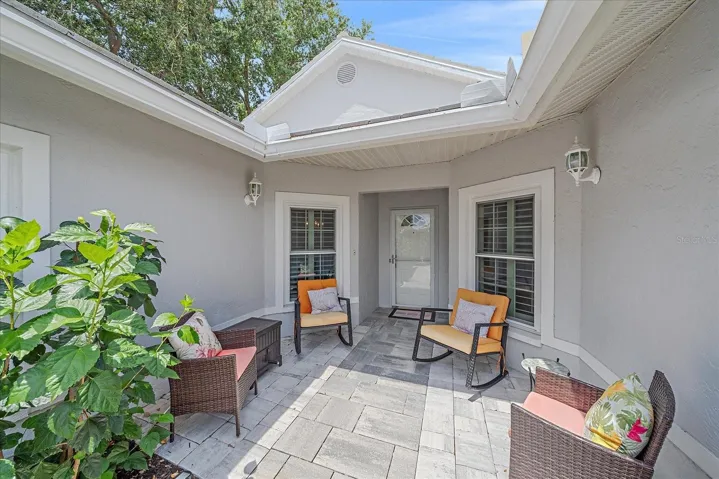 Private Front Patio