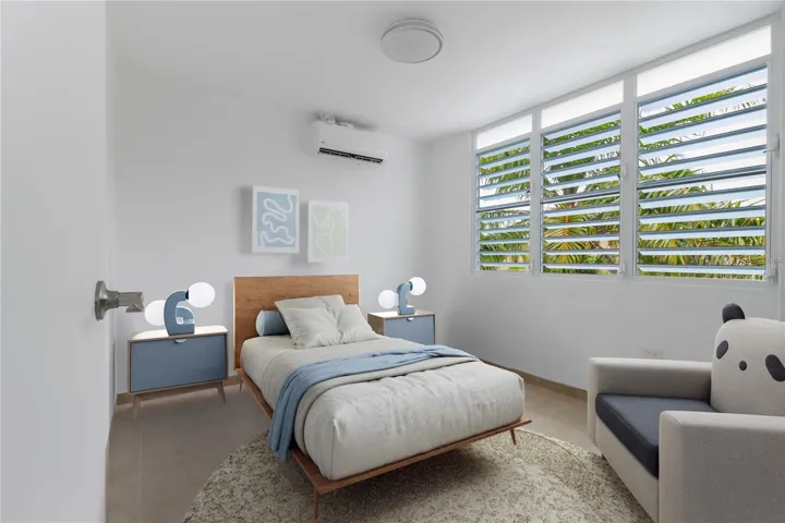 Guest bedroom virtually Staged