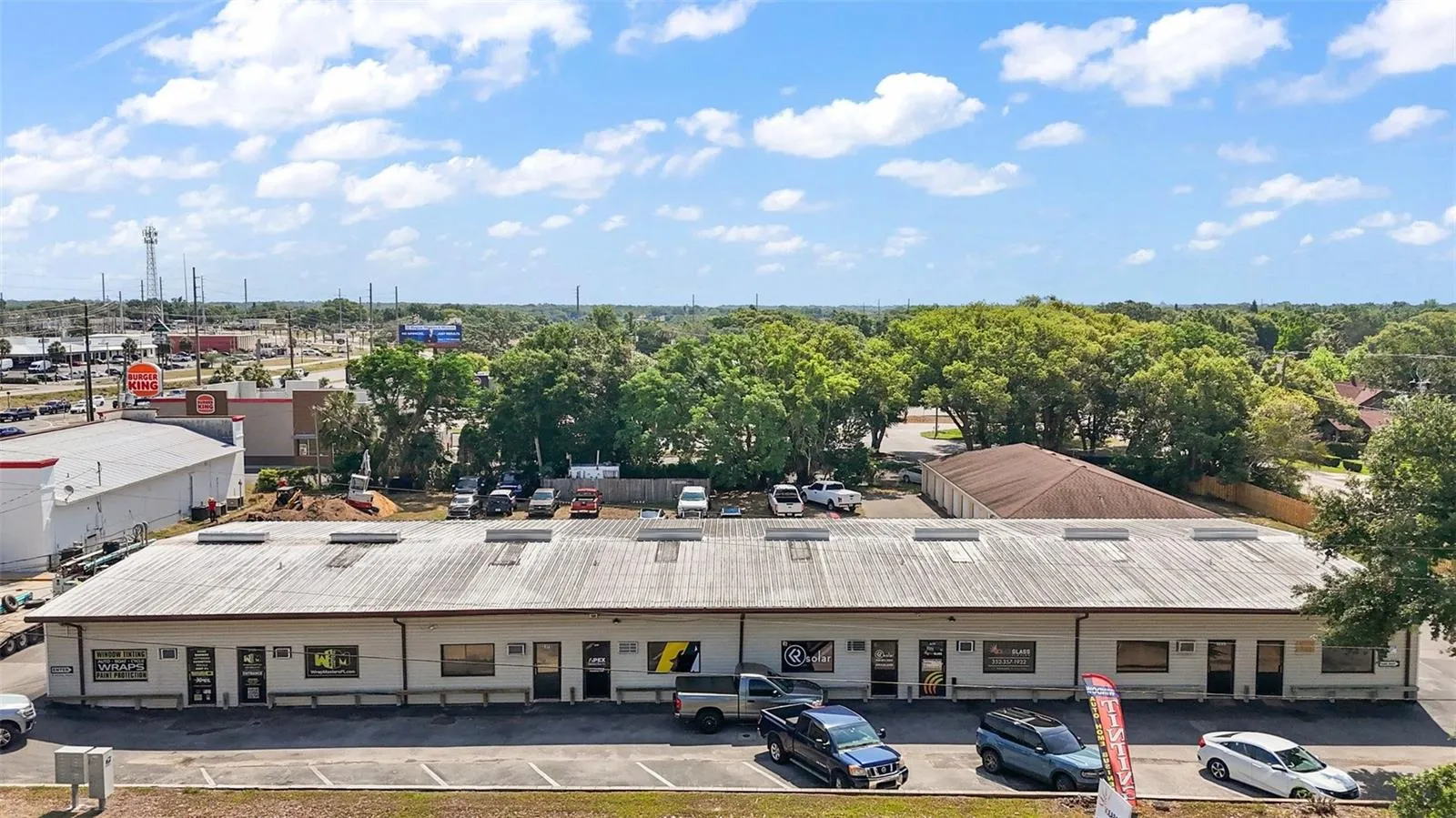 Front building with 8-1000 sq. ft. office/warehouse spaces