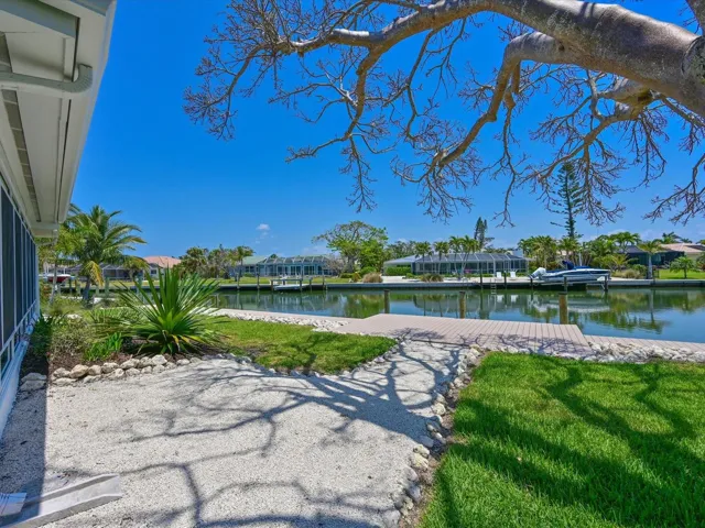 Path to dock and canal