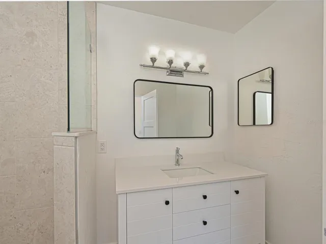 Second bath vanity