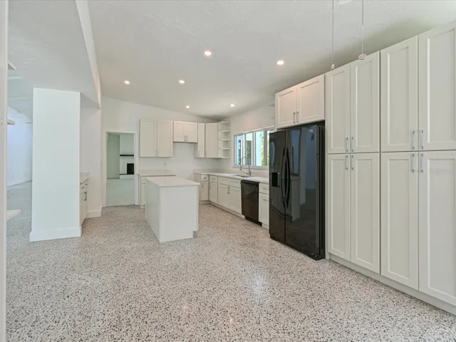 Kitchen from dining area