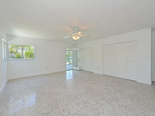 Primary bedroom with lanai access