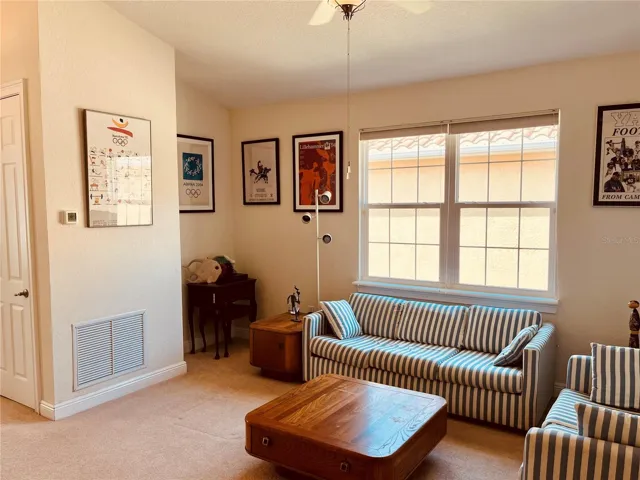 Bonus room at the top of the stairs