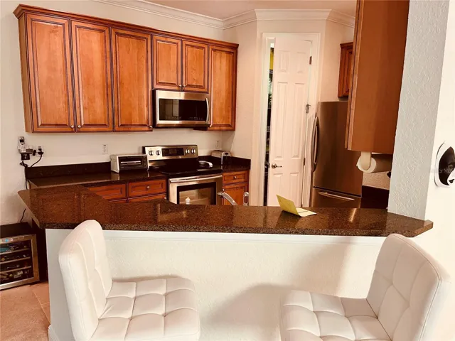 Kitchen from the breakfast bar