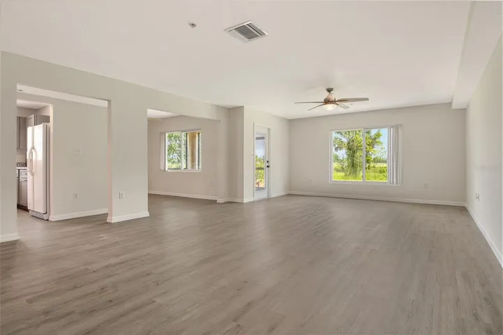 Brand-new luxury vinyl wide plank flooring