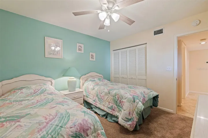 Guest Bedroom next to the second full bathroom