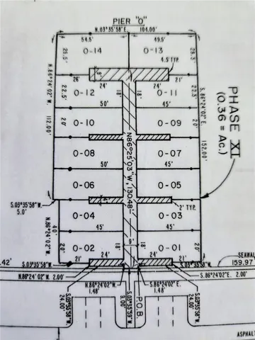 Slip O-11, just inside the T on the north side.