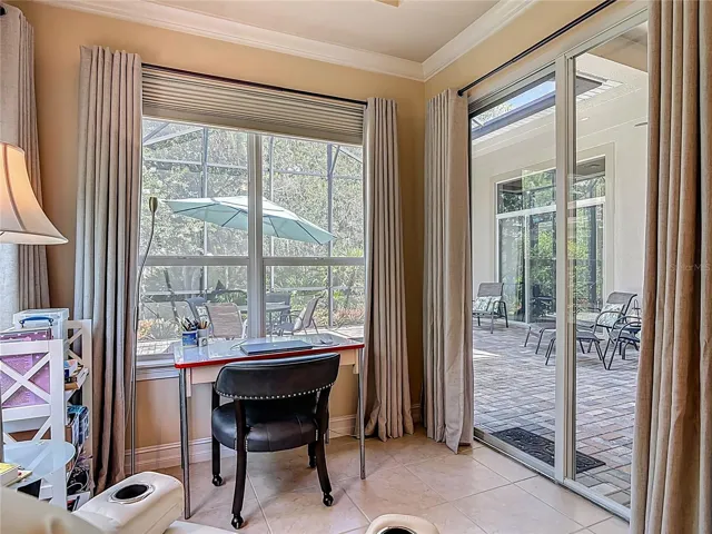 Cozy reading or office area within Primary Suite